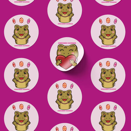 Toadette Illustration Design Mockup