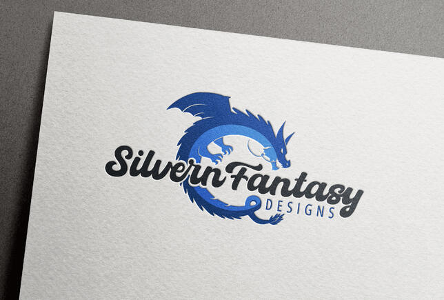 Silvern Fantasy Design Logo Mockup